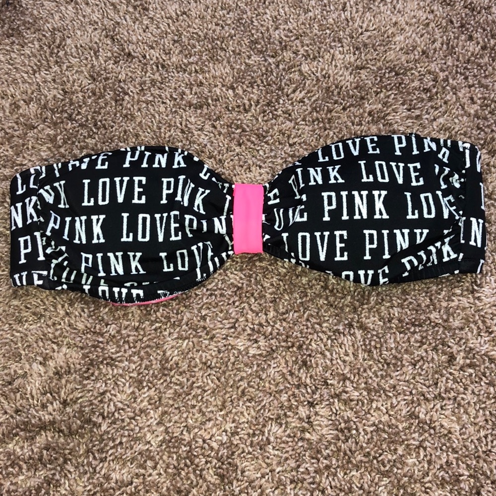 FINAL PRICE DROP*Strapless pink bathing suit top